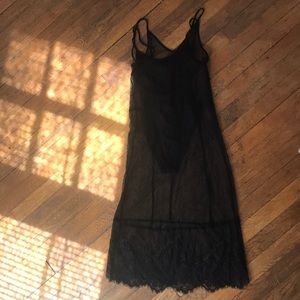 Sheer Leotard Dress Coachella